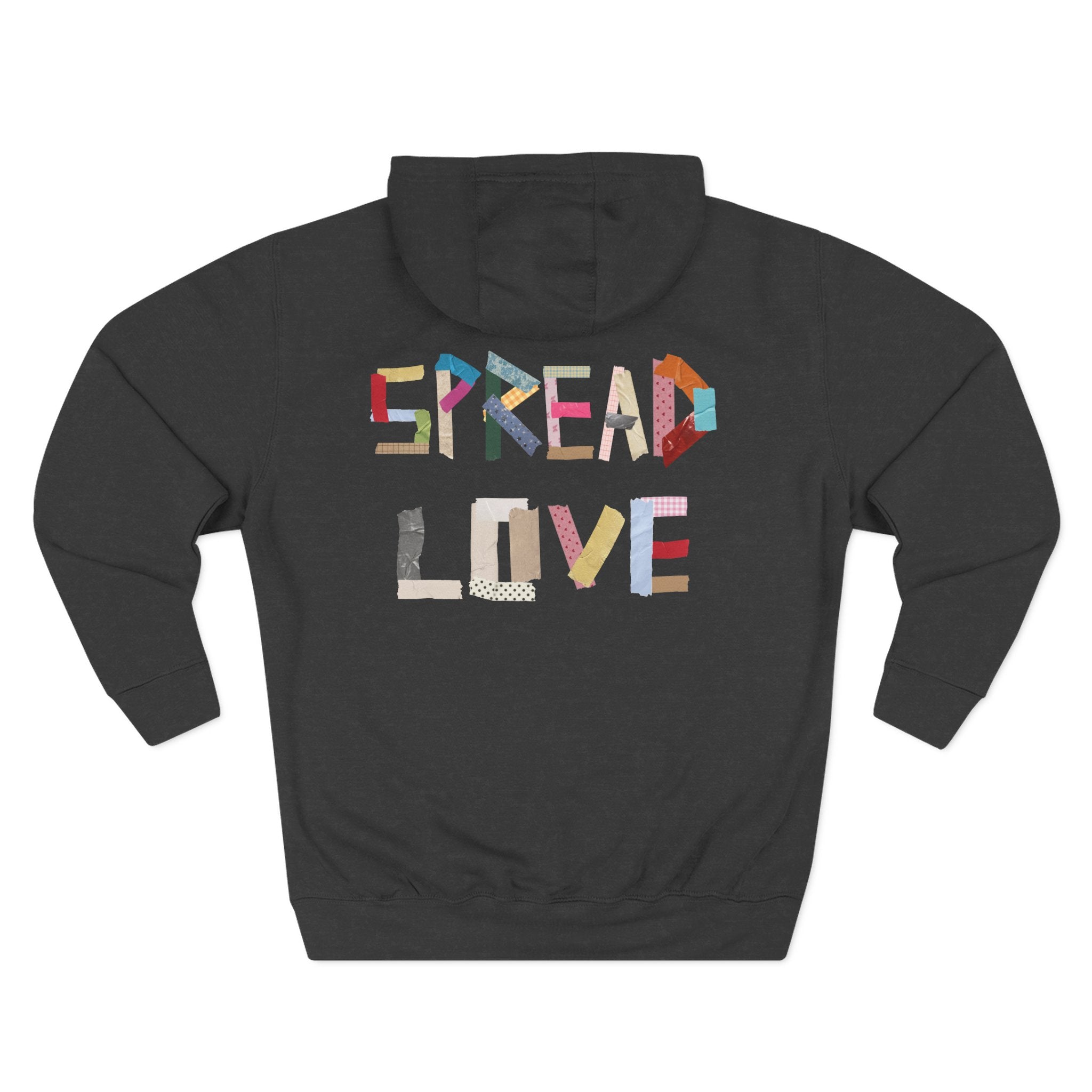 "Spread Love" Tape style hoodie