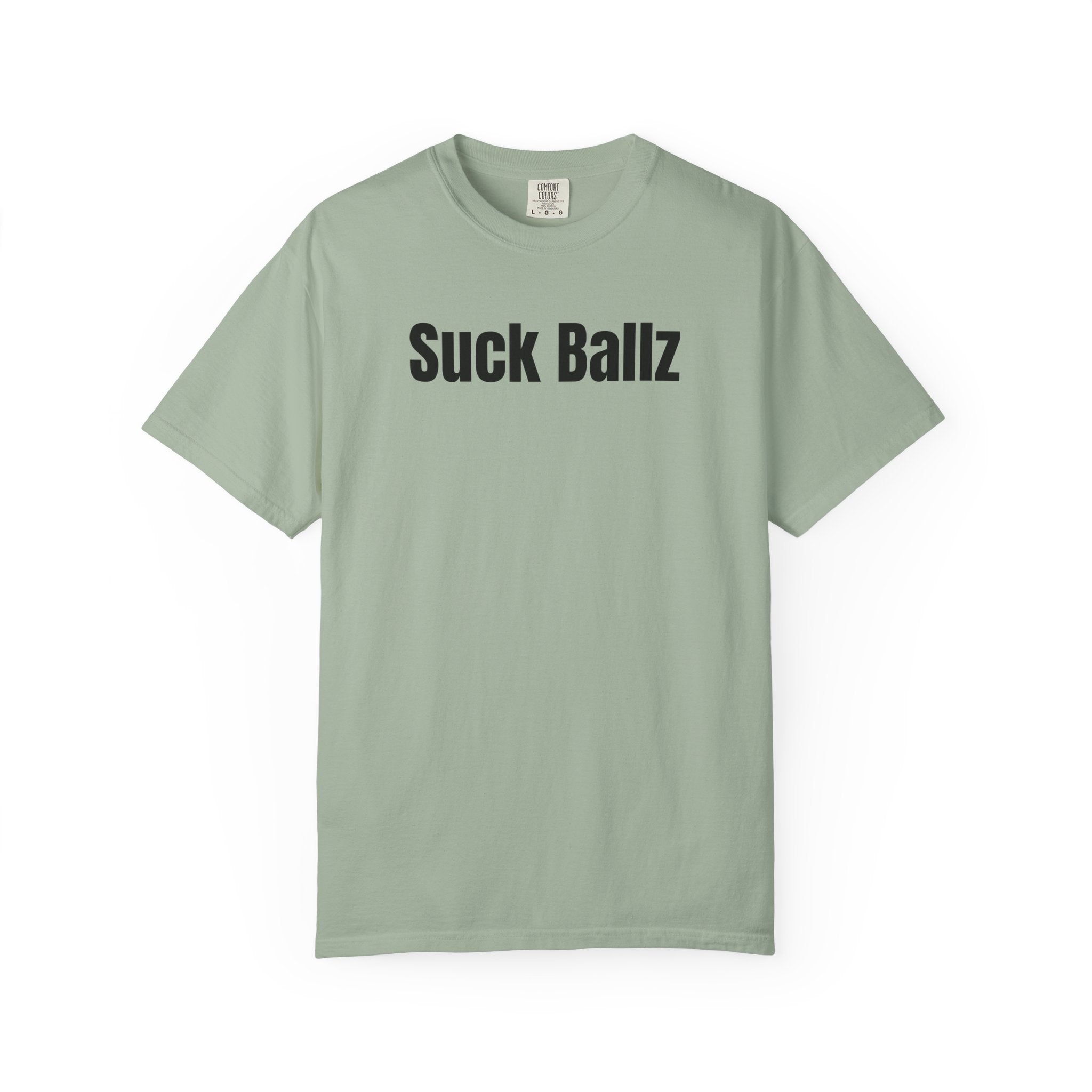 "Suck Ballz" Bold Text Tee