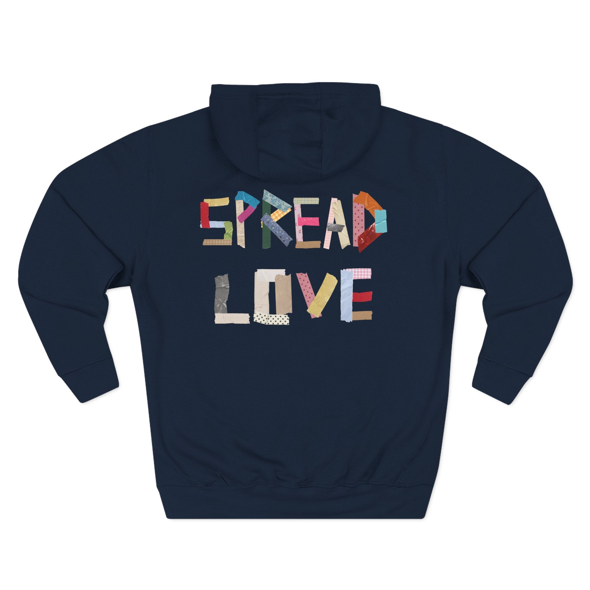 "Spread Love" Tape style hoodie