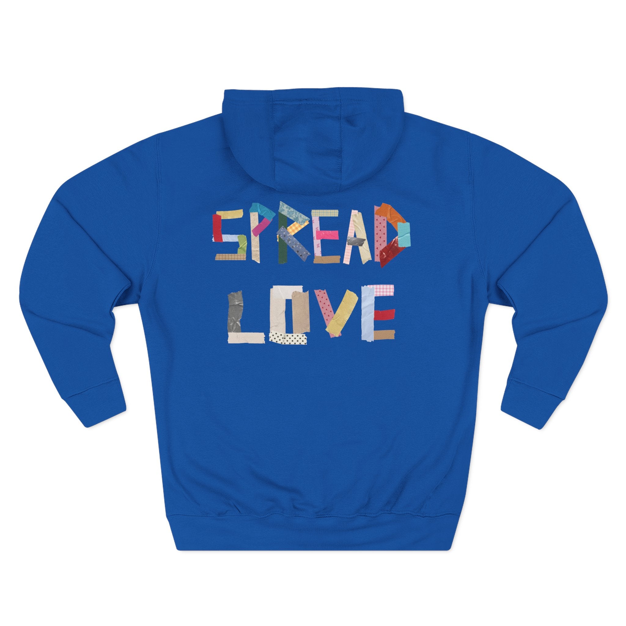 "Spread Love" Tape style hoodie
