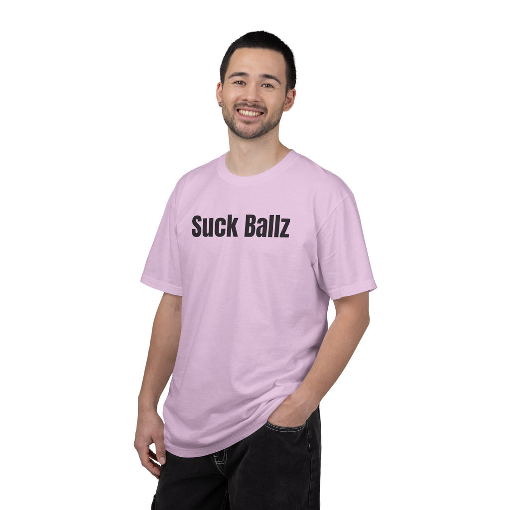 "Suck Ballz" Bold Text Tee